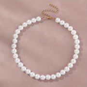 New Simple Imitation Freshwater Pearl Chain Necklaces For Women