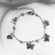 Bohemian Trend Fashion Anklets Golden Silver Color Butterfly