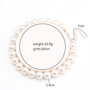 New Simple Imitation Freshwater Pearl Chain Necklaces For Women