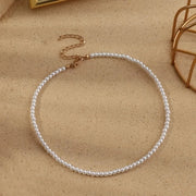 New Simple Imitation Freshwater Pearl Chain Necklaces For Women