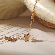 Bohemian Trend Fashion Anklets Golden Silver Color Butterfly